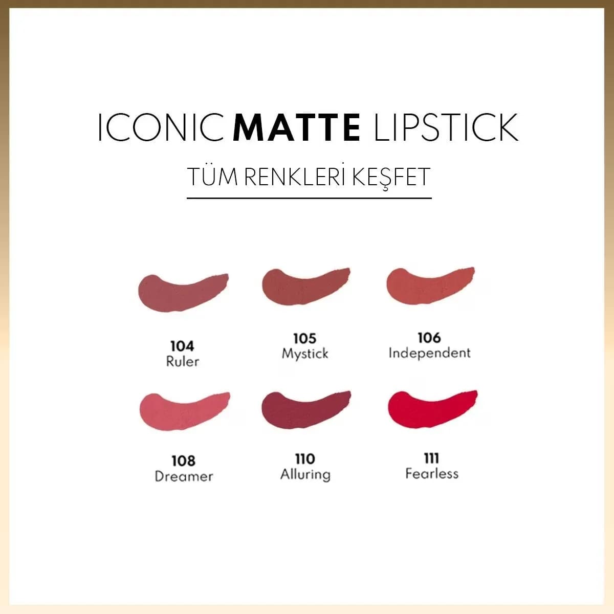 رژ لب نوت مدل Iconic Mat 105 — تصویر ۸