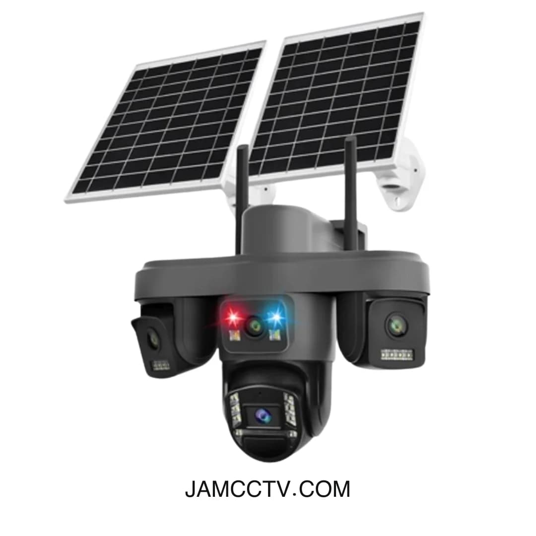 دوربین مداربسته سولار O-KAM PRO TA4 چهار لنز سیم کارتی 4G با زوم اپتیکال 10X — تصویر ۵