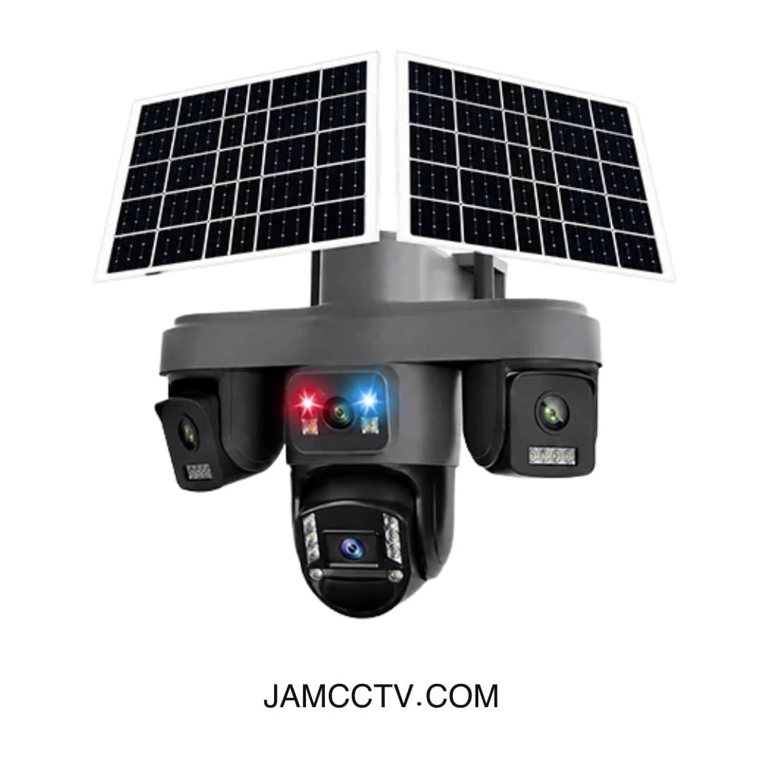 دوربین مداربسته سولار O-KAM PRO TA4 چهار لنز سیم کارتی 4G با زوم اپتیکال 10X — تصویر ۲