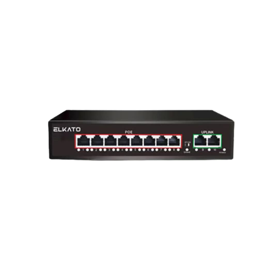 سوئیچ شبکه الکاتو 8 پورت EL-1SB0820BP-120W(V2) POE — تصویر ۳