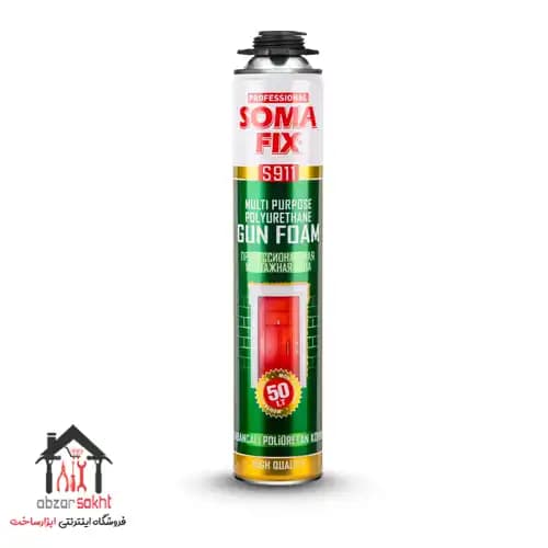 اسپری فوم گانخور سومافیکس SOMA FIX — تصویر ۲