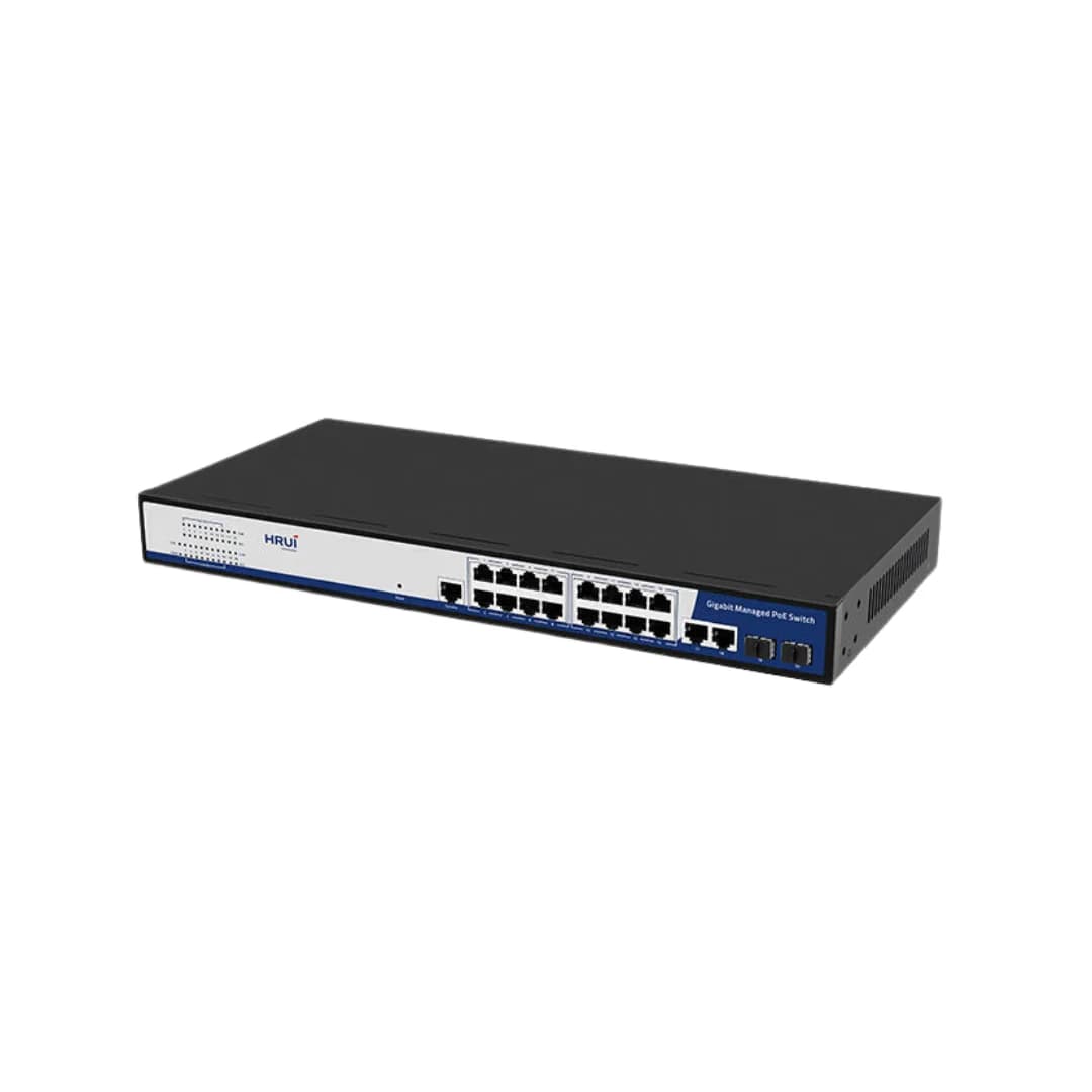 سوئیچ مدیریتی PoE گیگ HRUI HR-AFGM-1622S-300 HURI — تصویر ۲