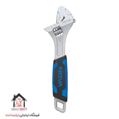 آچار فرانسه روکش دار سایز 10 اینچ نووا مدل 3053 — تصویر ۲