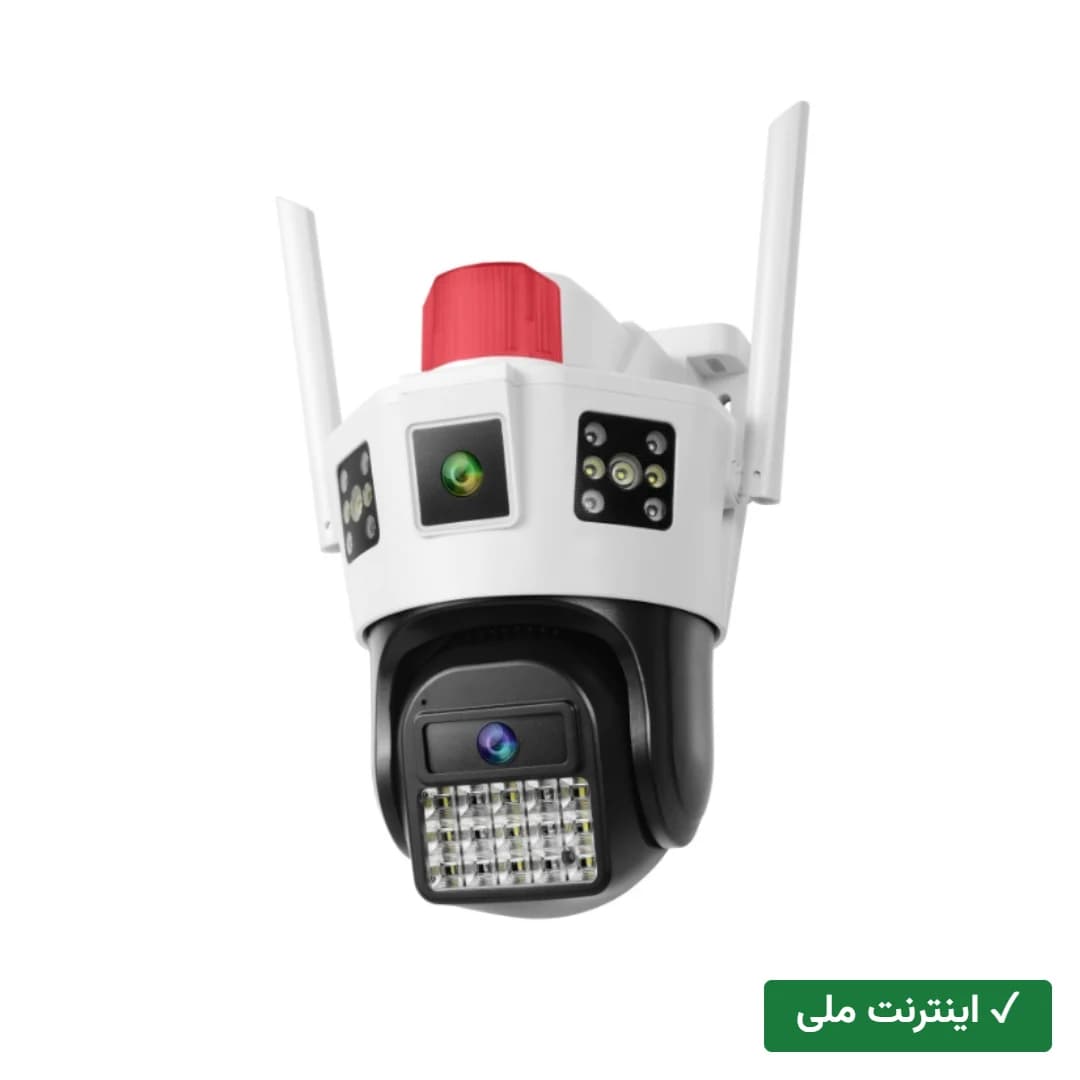 دوربین مداربسته سیمکارتی دو لنز SD39-4G با کیفیت 4 مگاپیکسل و دید در شب رنگی — تصویر ۴