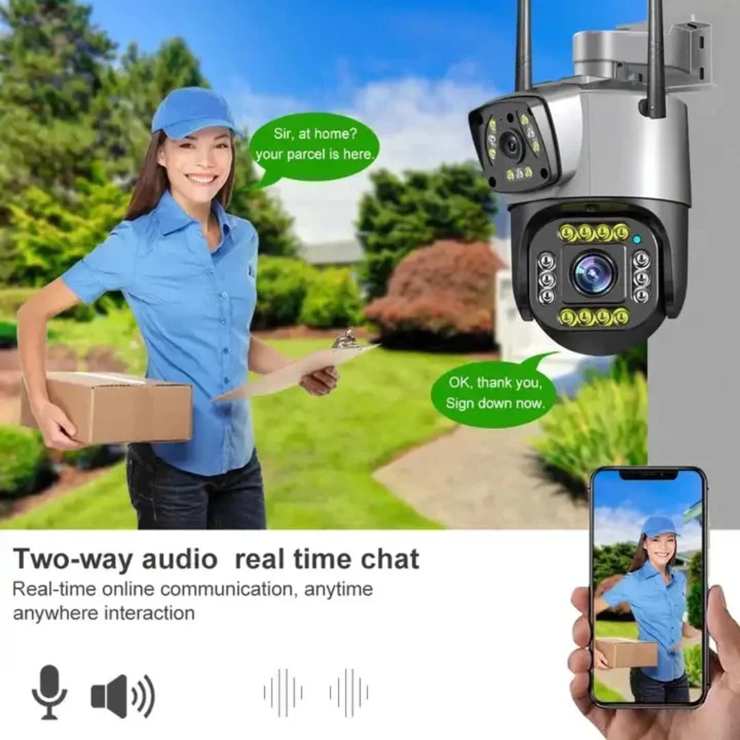 دوربین مداربسته تحت شبکه مدل سیمکارتی دو لنزه 4G vcs-02 — تصویر ۱۱