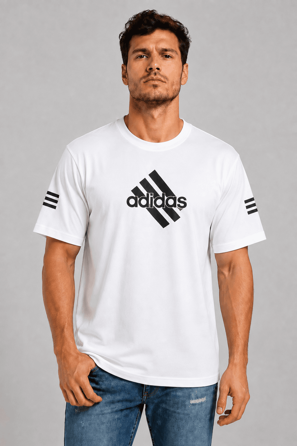 تیشرت اسپرت ادیداس سفید adidas
