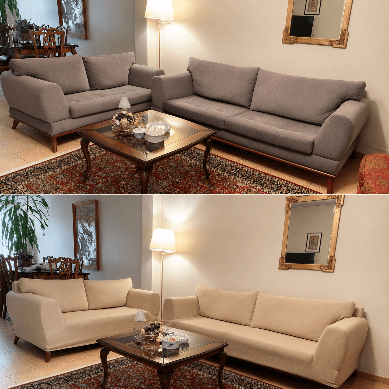 کاور مبل 7 نفره اسکوار — تصویر ۳