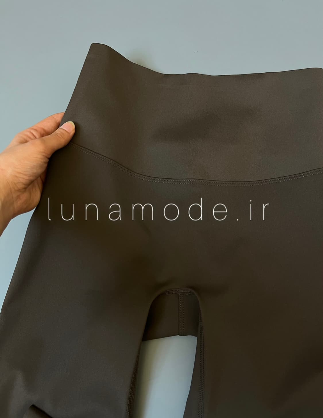 لگ زنانه کمر گنی قهوه ای تیره مات کد 2 — تصویر ۸
