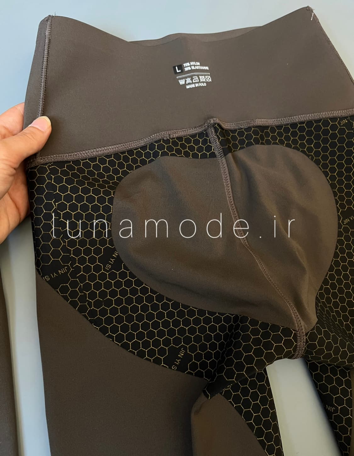 لگ زنانه کمر گنی قهوه ای تیره مات کد 2 — تصویر ۱۱