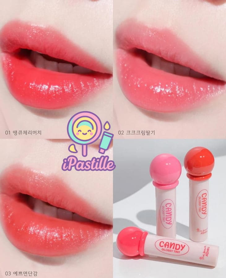 تینت لب گلاسی آبنباتی اپیو اصل کره ای | A’PIEU The Pure Candy Tint — تصویر ۷