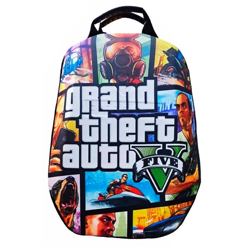 کیف کوله ای کنسول بازی Deadskull PS5 Slim طرح GTA V — تصویر ۵