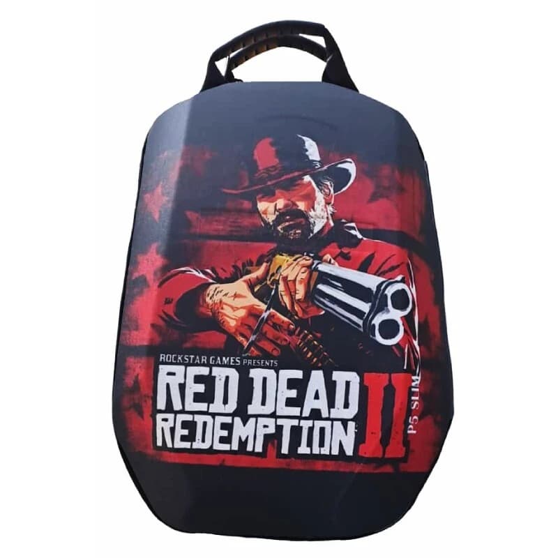 کیف کوله ای کنسول بازی Deadskull PS5 Slim طرح Red Dead Redemption 2 کد1 — تصویر ۵