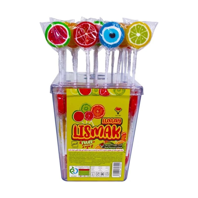 آبنبات چوبی با طعم میوه آدرین بسته 50 عددی — تصویر ۵