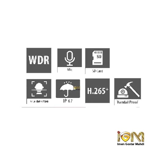دوربین دام برایتون IPC-75D8FM-TMU — تصویر ۵