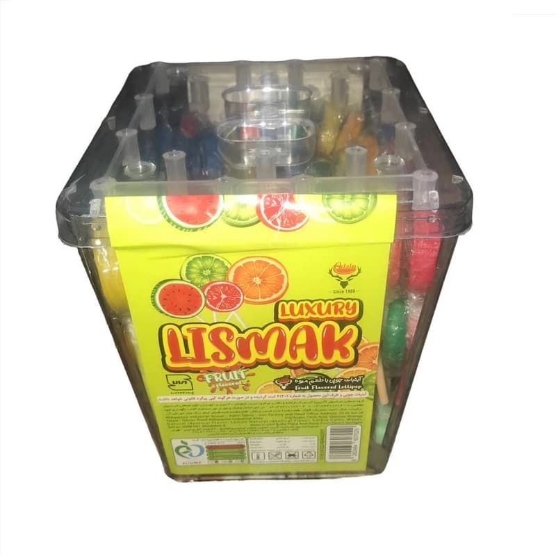 آبنبات چوبی با طعم میوه آدرین بسته 100 عددی — تصویر ۴