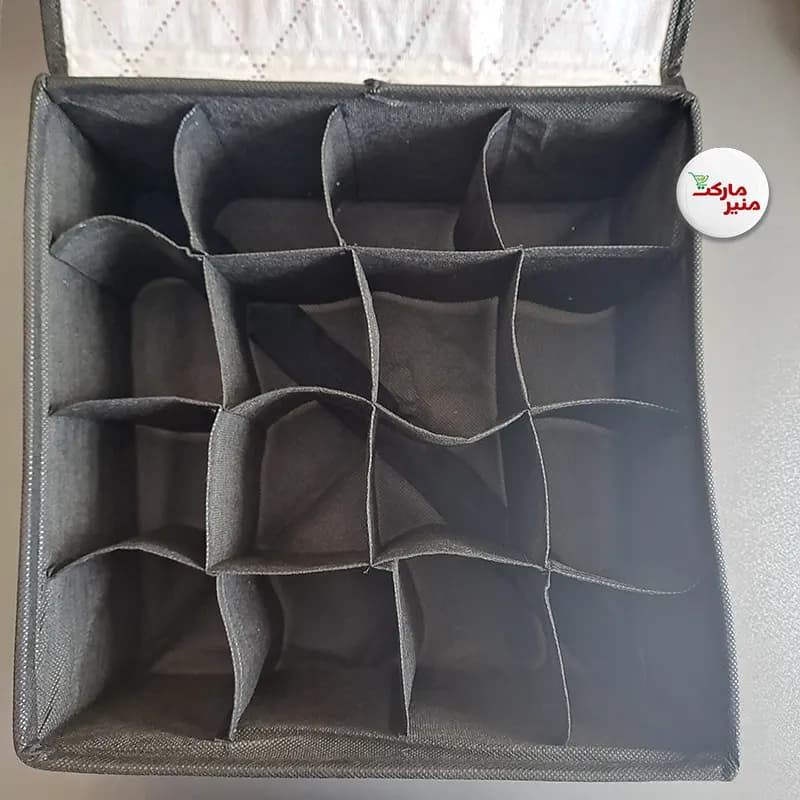باکس جاجورابی 16 خانه درب دار
