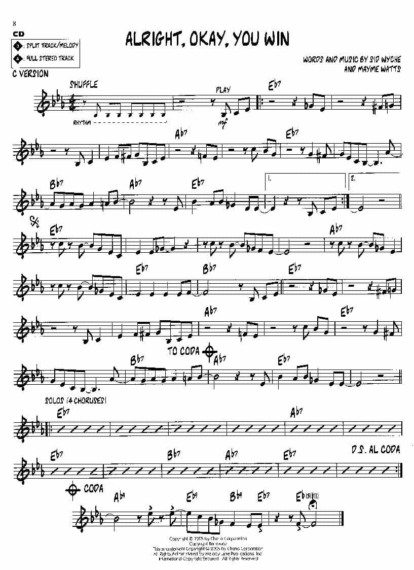 کتاب Jazz Play-Along Volume 32 – Best of Swing؛ مجموعه قطعات کلاسیک سوئینگ برای نوازندگان جاز — تصویر ۶
