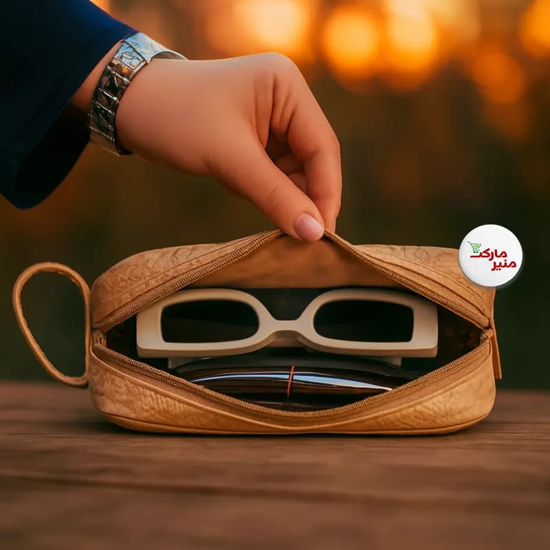 کیف آرایش و جامدادی پوست ماری — تصویر ۲