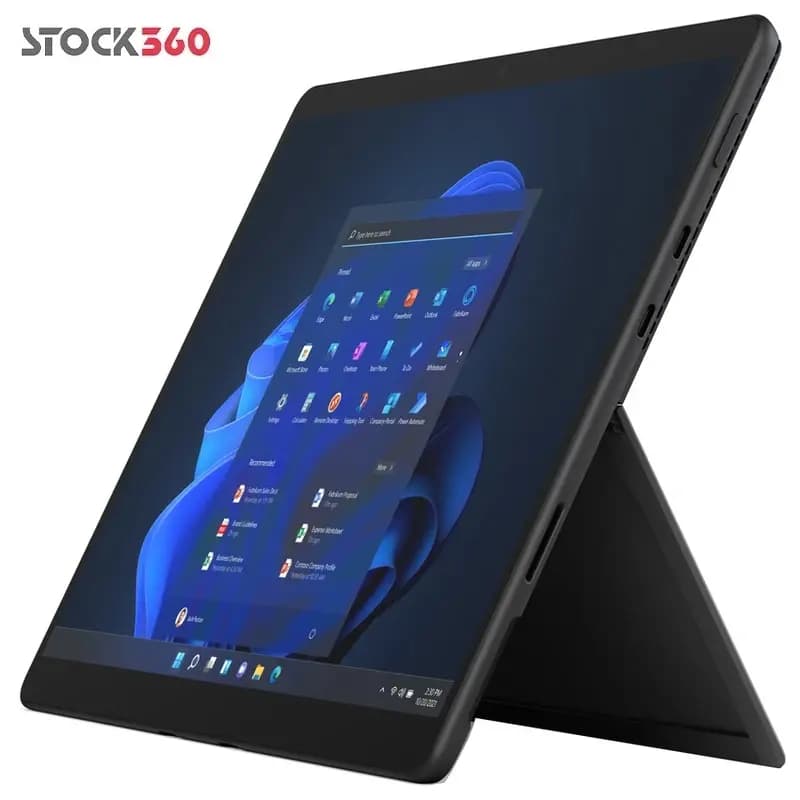 تبلت استوک مایکروسافت سرفیس پرو ۸ مدل Surface Pro 8 – Core i5 – 8/256GB-خانگی- رنگ مشکی (به همراه کیبورد) — تصویر ۲