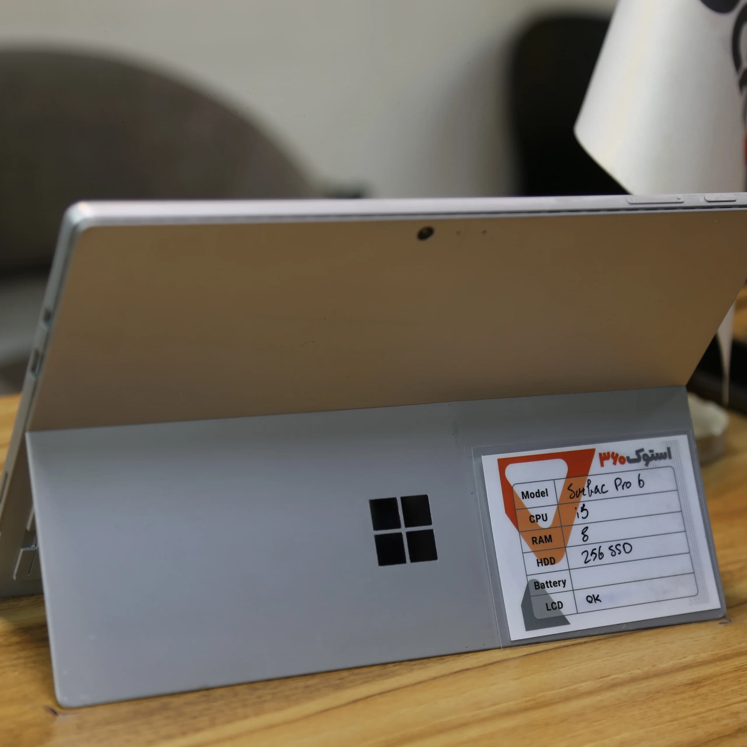 تبلت استوک مایکروسافت سرفیس پرو ۵ مدل Surface Pro 5 – Core i5 -8/256GB- بیزینس- رنگ پلاتینی (LTE سیمکارت‌خور) — تصویر ۹