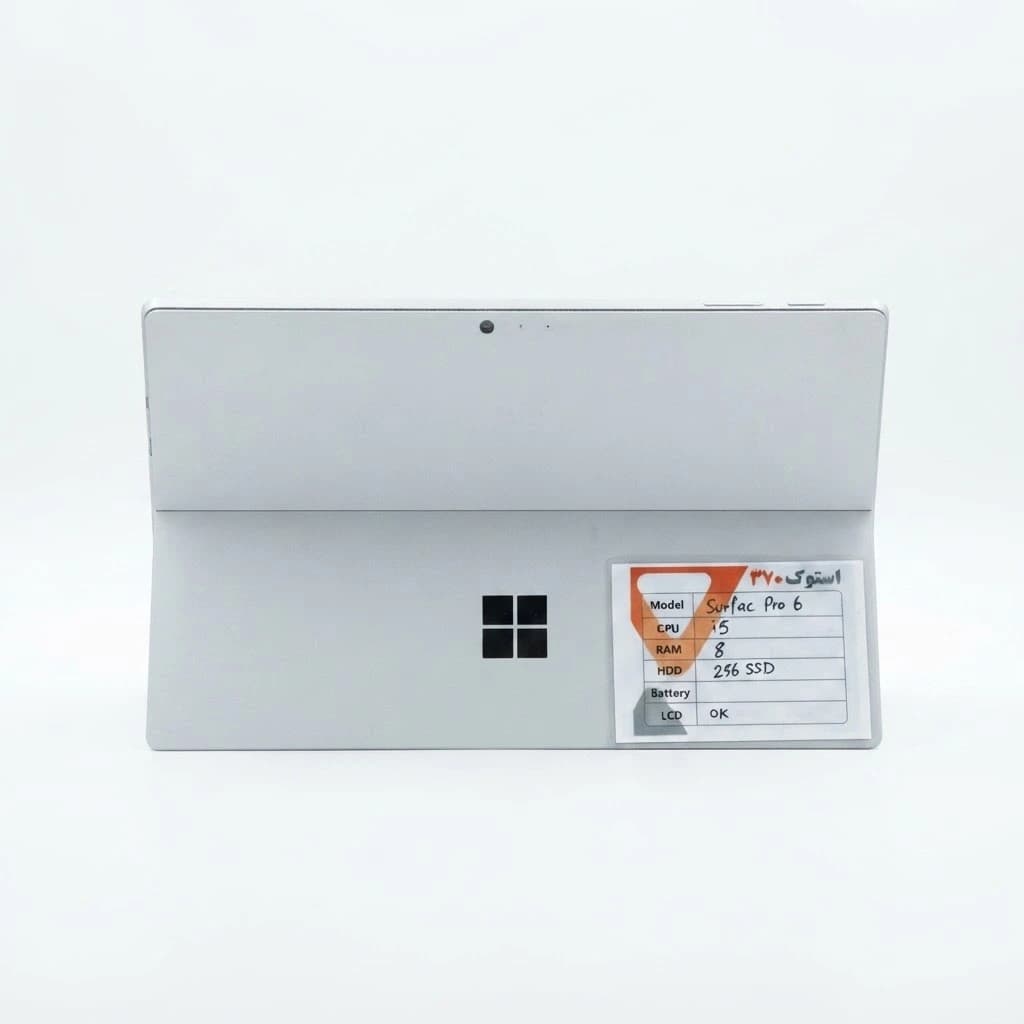 تبلت استوک مایکروسافت سرفیس پرو ۵ مدل Surface Pro 5 – Core i5 -8/256GB- بیزینس- رنگ پلاتینی (LTE سیمکارت‌خور) — تصویر ۵