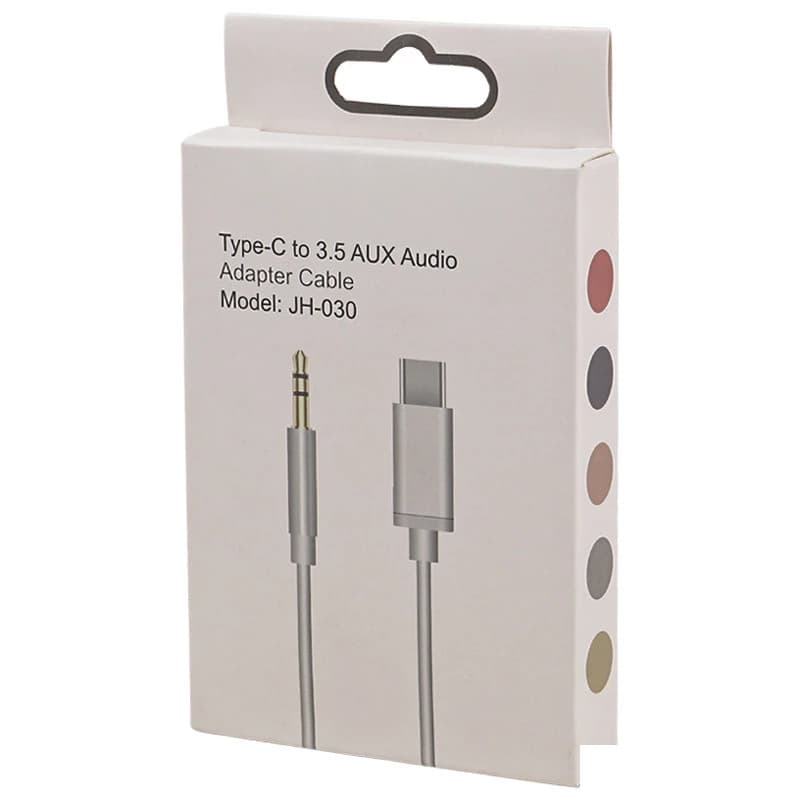 کابل تبدیل usb-c به AUX مدل JH-030 طول 1 متر — تصویر ۲