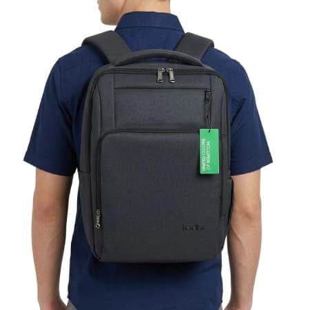 کوله پشتی لپ تاپ 15.6 اینچ بنتون BENETTON مدل B-0307 — تصویر ۴