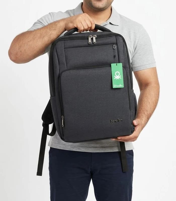 کوله پشتی لپ تاپ 15.6 اینچ بنتون BENETTON مدل B-0307 — تصویر ۷