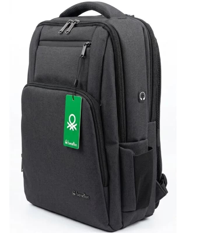 کوله پشتی لپ تاپ 15.6 اینچ بنتون BENETTON مدل B-0307 — تصویر ۹