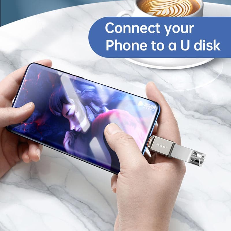 تبدیل USB OTG به تایپ سی مک دودو OT-8730 — تصویر ۹