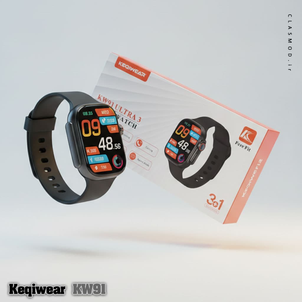 ساعت هوشمند Keqiwear مدل KW91 Ultra 3 — تصویر ۱۱