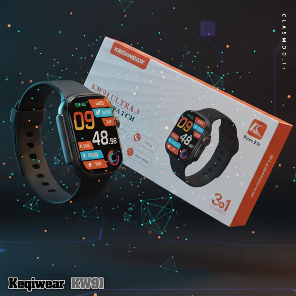 ساعت هوشمند Keqiwear مدل KW91 Ultra 3 — تصویر ۹