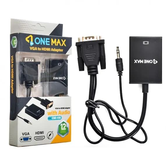 تبدیل VGA به HDMI مدل ONE MAX OM150