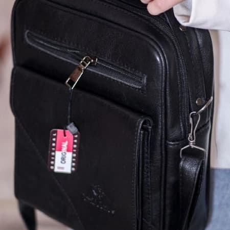 کیف دوشی چرم جیب پاکتی مدل NM-2009 — تصویر ۶