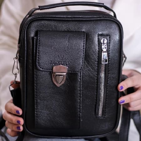 کیف چرم جا موبایلی دار مدل 16330luxury — تصویر ۷