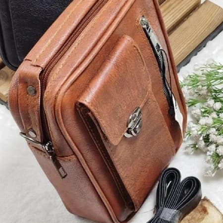 کیف چرم جا موبایلی دار مدل 16330luxury — تصویر ۵