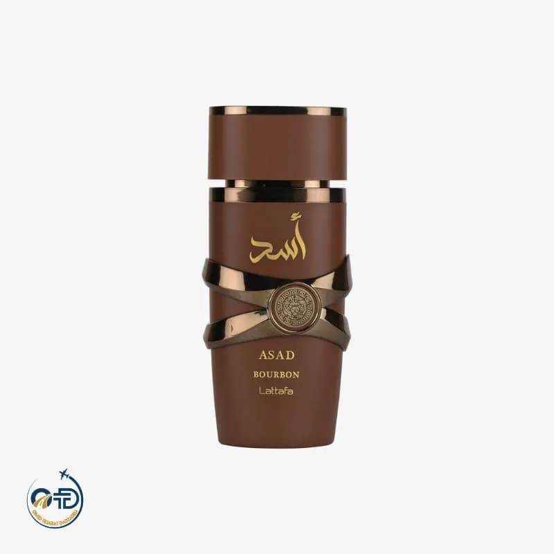 عطر ادو پرفیوم مردانه لطافه اسد بوربون Lattafa Asad Bourbon حجم 100 میل — تصویر ۲