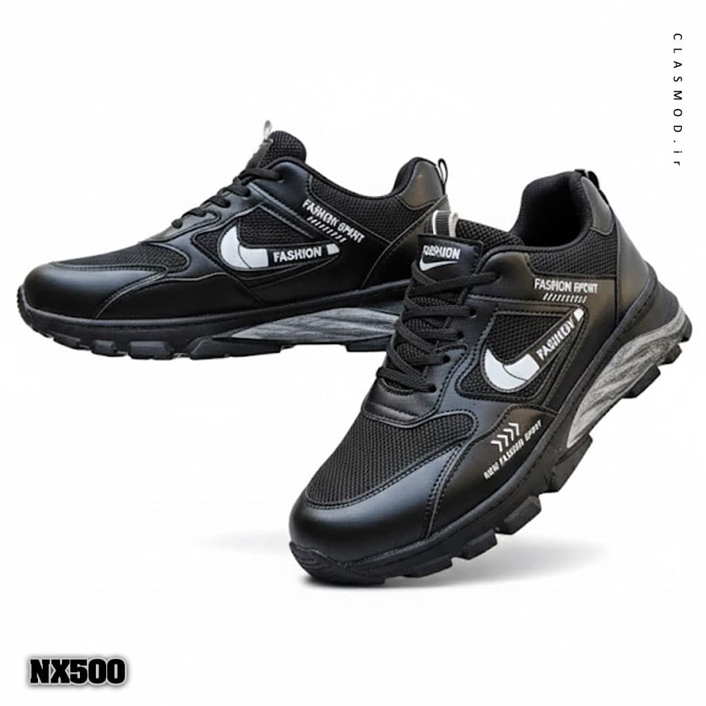 کفش مردانه اسپرت نایکی مدل 1NX500 – مشکی — تصویر ۷