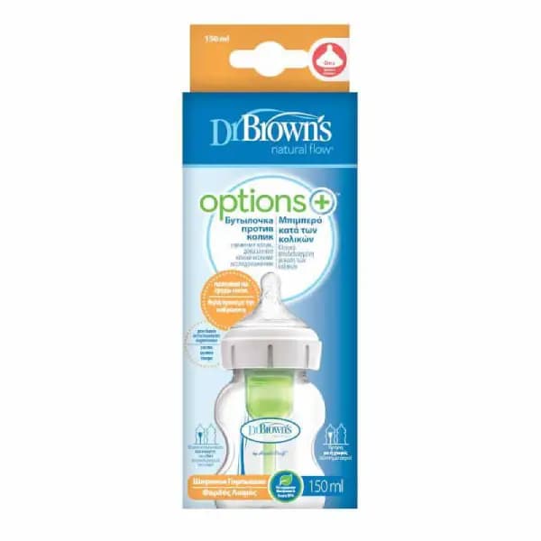 شیشه شیر طلقی 150 میل دكتر براون option — تصویر ۴