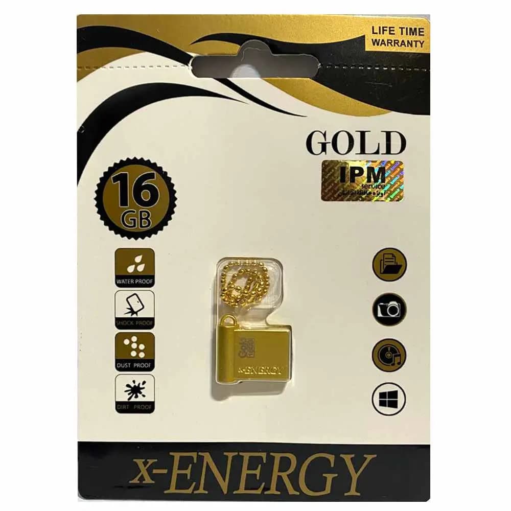 فلش مموری 16 گیگابایت ایکس انرژی مدل گلد X-ENERGY GOLD فلش مموری 16 گیگابایت ایکس انرژی مدل گلد X-ENERGY GOLD