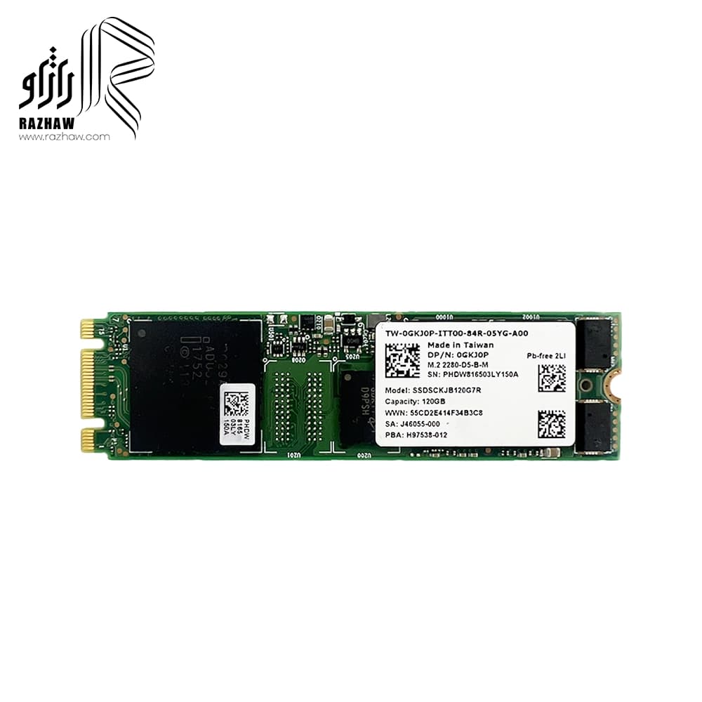 حافظه SSD سایز M2 2280 مدل SSDSCKJB برند اینتل ظرفیت 120 گیگابایت — تصویر ۲