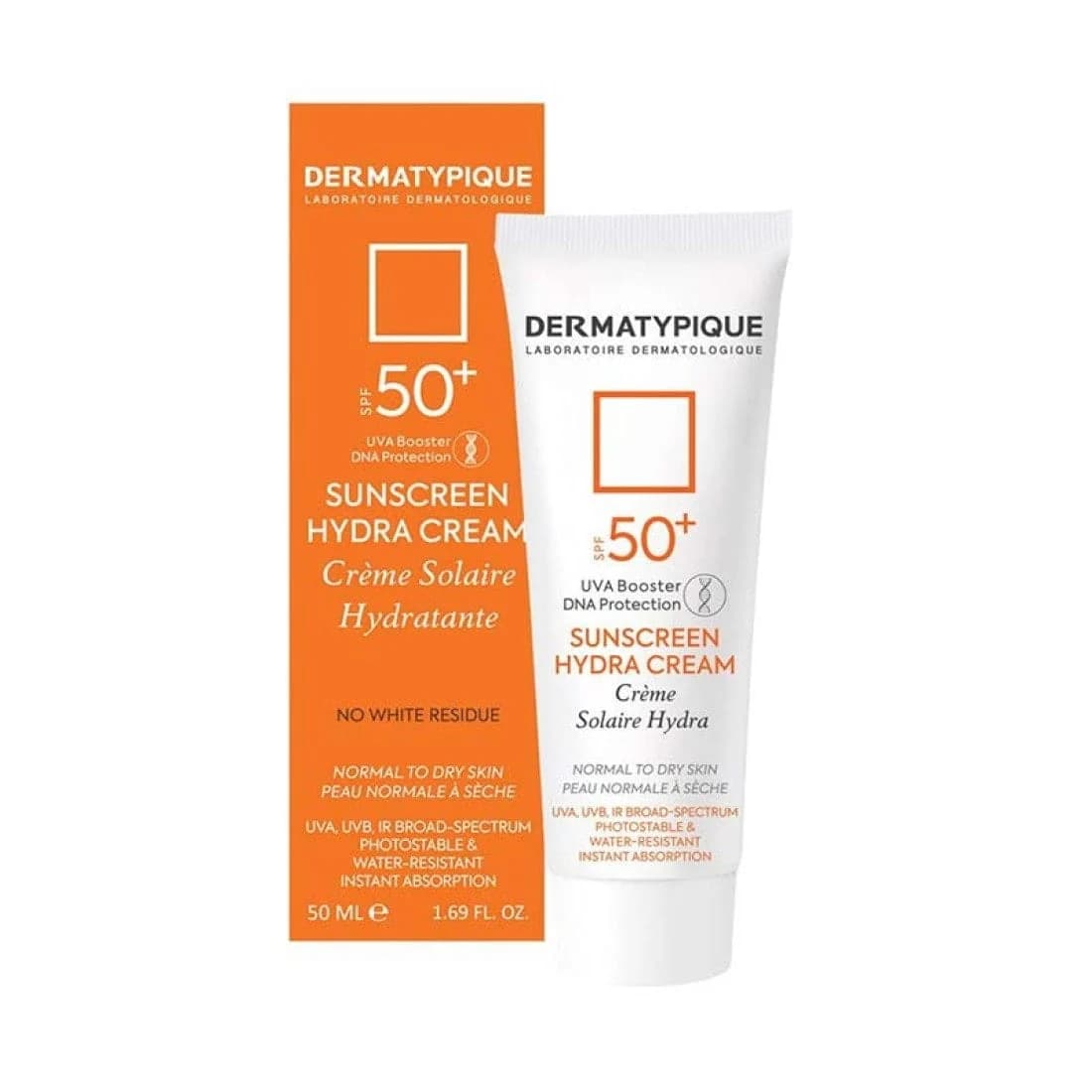 ضد آفتاب بی رنگ درماتیپیک مناسب پوست خشک +SPF50