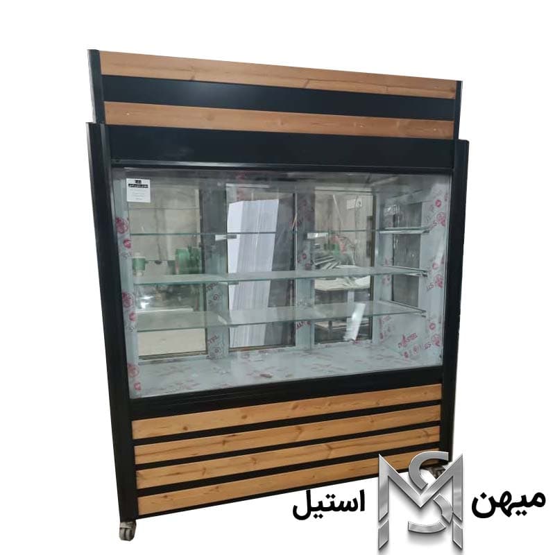 یخچال 2 متری نما چوب