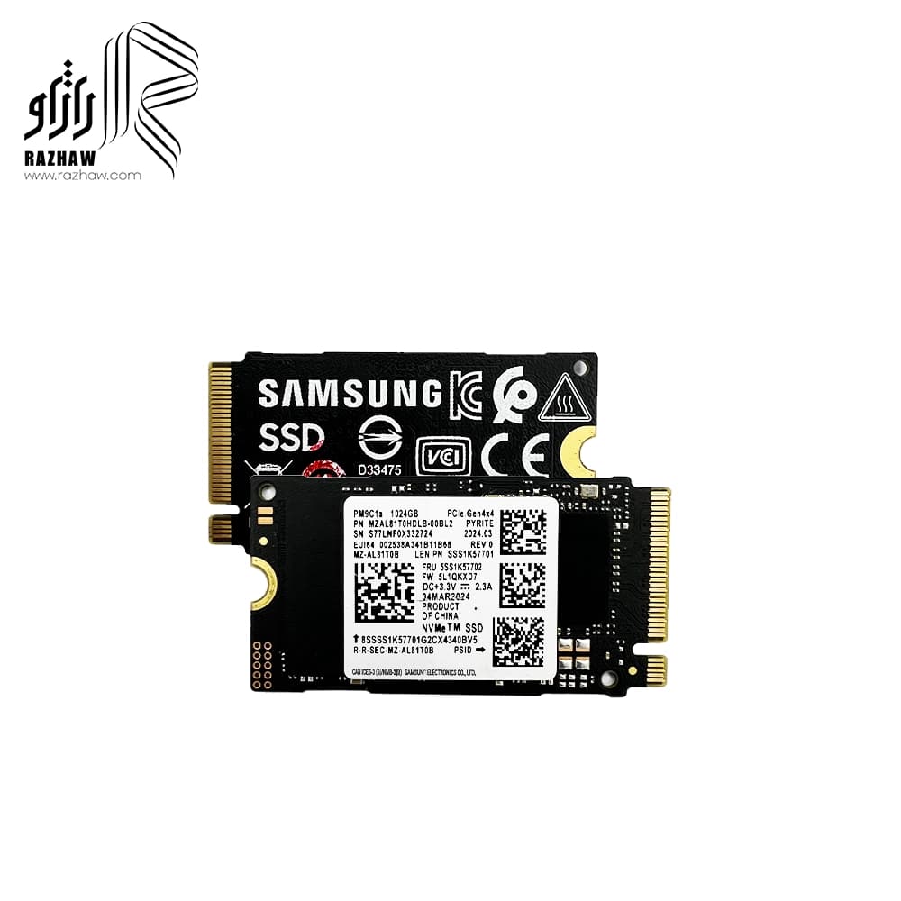 حافظه SSD M2 2242 NVMe برند سامسونگ ظرفیت 1 ترابایت