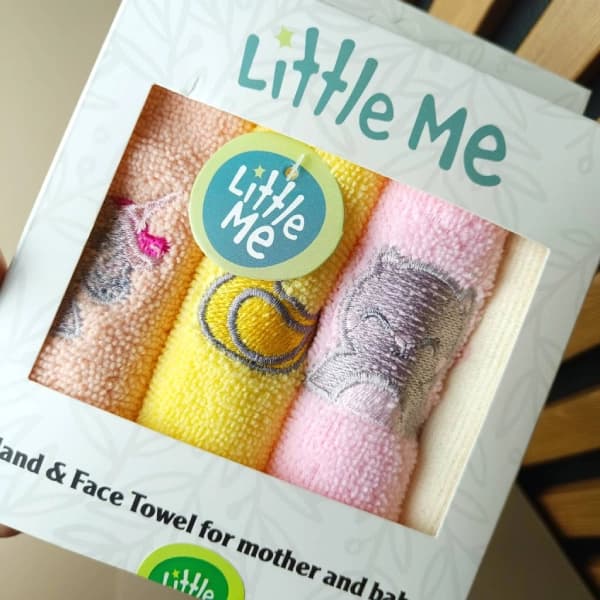 حوله دست و صورت نوزادی ۴ عددی little me
