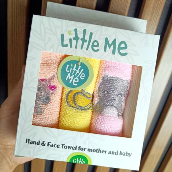حوله دست و صورت نوزادی ۴ عددی little me — تصویر ۲
