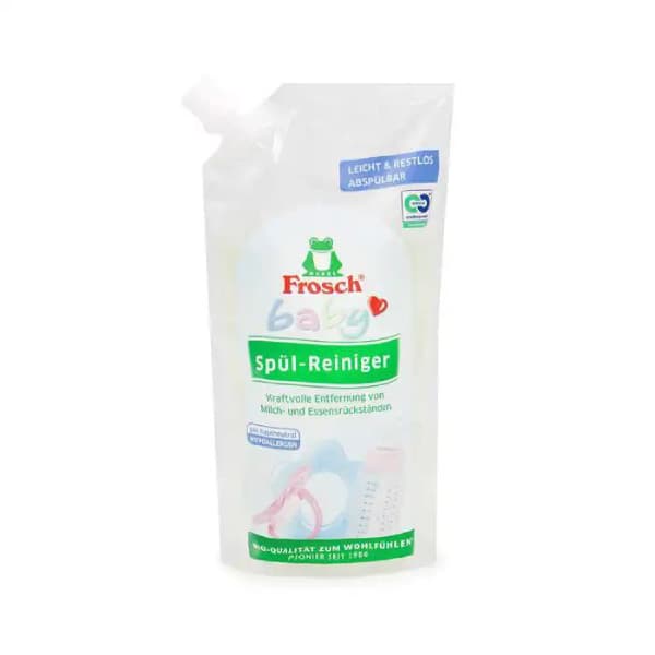 مایع استریل و ضد عفونی کننده شیشه شیر پاکتی آلمانی Frosch — تصویر ۵