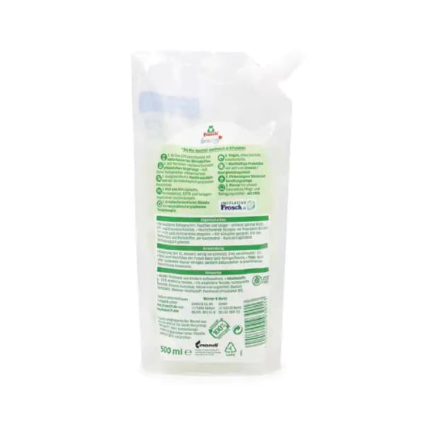 مایع استریل و ضد عفونی کننده شیشه شیر پاکتی آلمانی Frosch — تصویر ۳