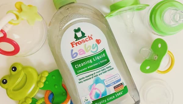 مایع استریل و ضد عفونی کننده شیشه شیر آلمانی Frosch — تصویر ۵