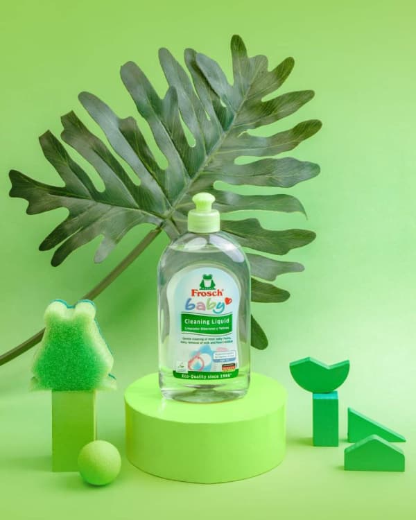 مایع استریل و ضد عفونی کننده شیشه شیر آلمانی Frosch — تصویر ۴
